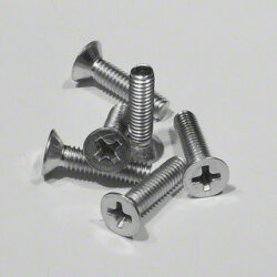 DIN 965  Senkschrauben,  - Edelstahl A2 , M 1,6 x 8 , (10 Stück)
