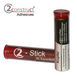 2C-Stick Kupfer  2K-Epoxidkitt 56g Rolle
