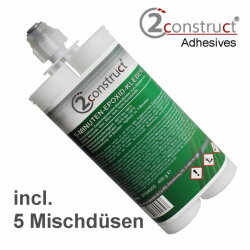 5 Minuten Epoxidharz ConPox-5, 400g, Kartusche mit 5 Mischdüsen