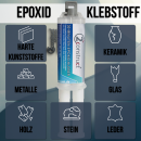 30 Minuten Epoxidharz ConPox-30, 25g, Spritze mit 5 Mischdüsen