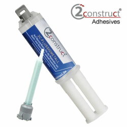 2Construct®    2K-Flüssigmetal, 25g, Spritze mit 1 Mischdüse